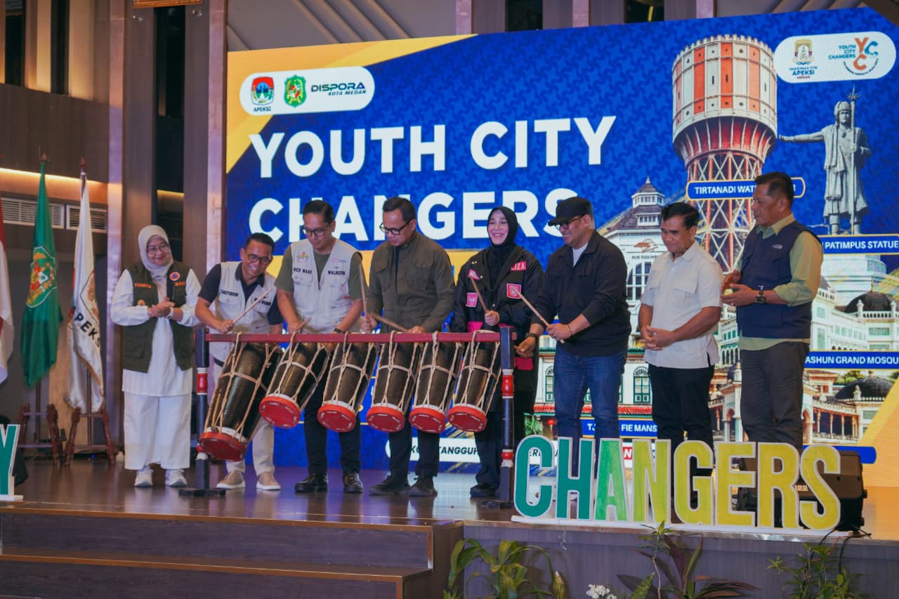 YOUTH CITH CHANGERS 2026 RESMI DIBUKA, WALI KOTA MEDAN RICO WAAS KOBARKAN SEMANGAT JADI GARDA TERDEPAN KOTA TANGGUH